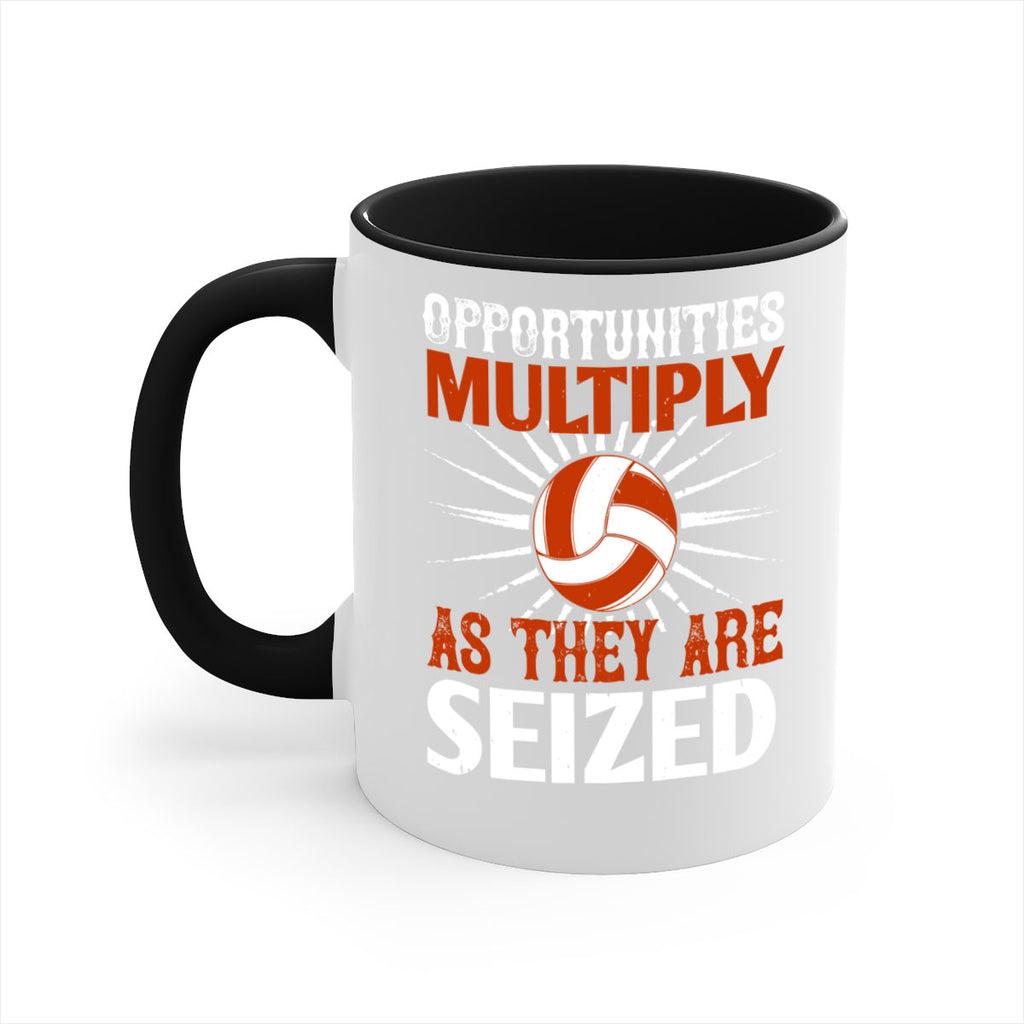 Opportunities multiply as they are seized Style 606#- volleyball-Mug / Coffee Cup