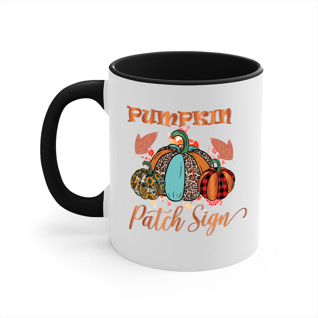 Pumpkin Patch Sign 530#- fall-Mug / Coffee Cup