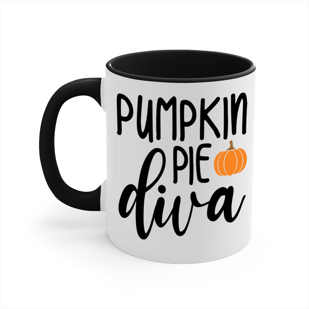 Pumpkin Pie Diva 532#- fall-Mug / Coffee Cup