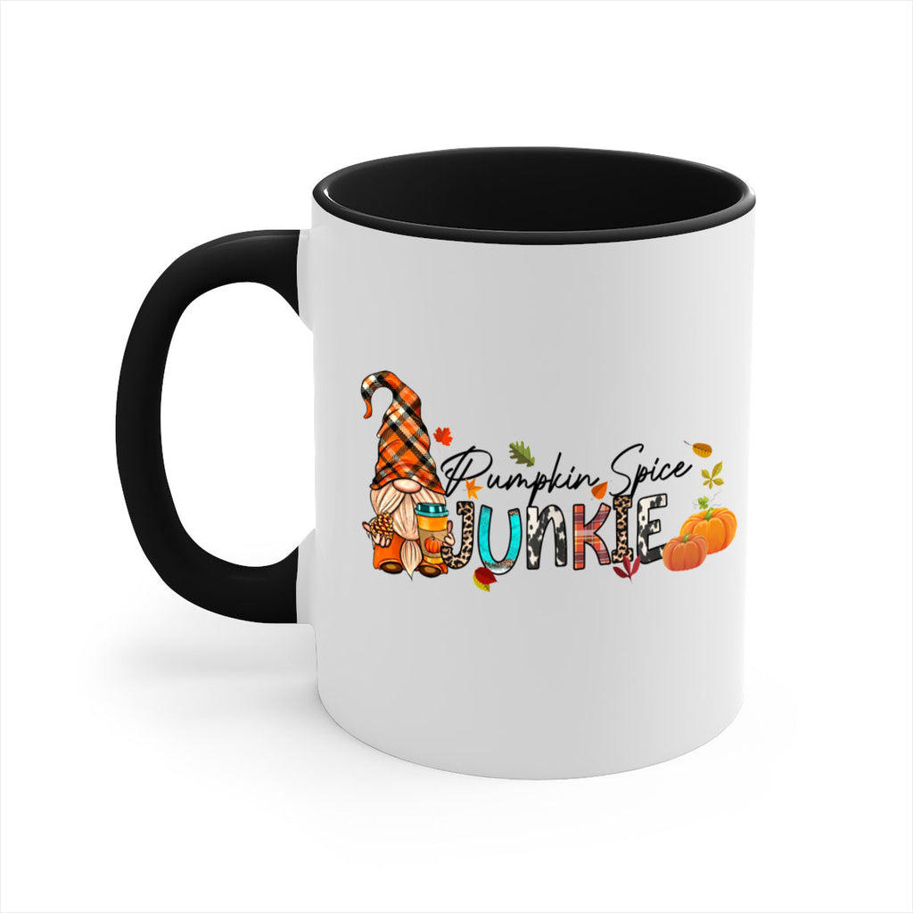 PumpkinSpiceJunkieFallGnome 567#- fall-Mug / Coffee Cup