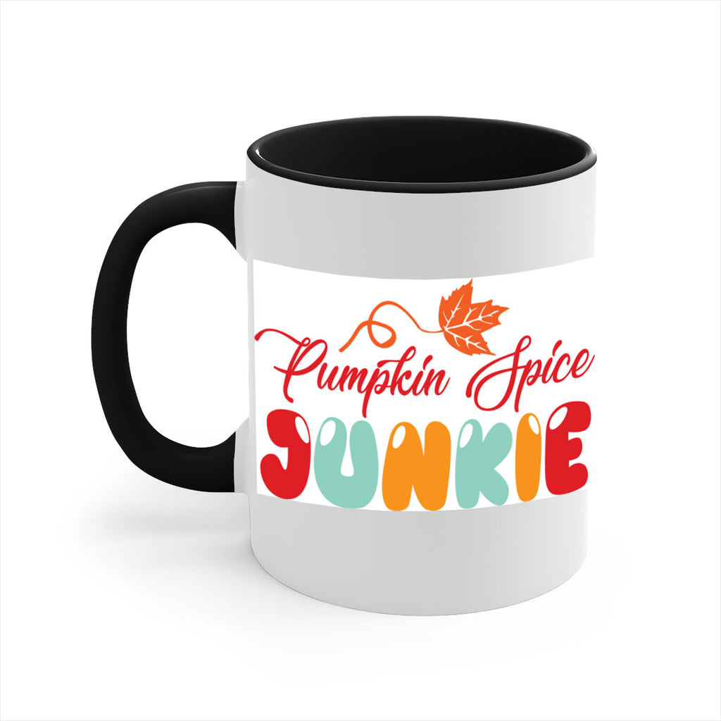PumpkinSpiceJunkiedesign 569#- fall-Mug / Coffee Cup