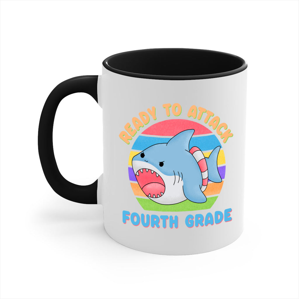 Ready to Attack 4th Grade 20#- 4th grade-Mug / Coffee Cup