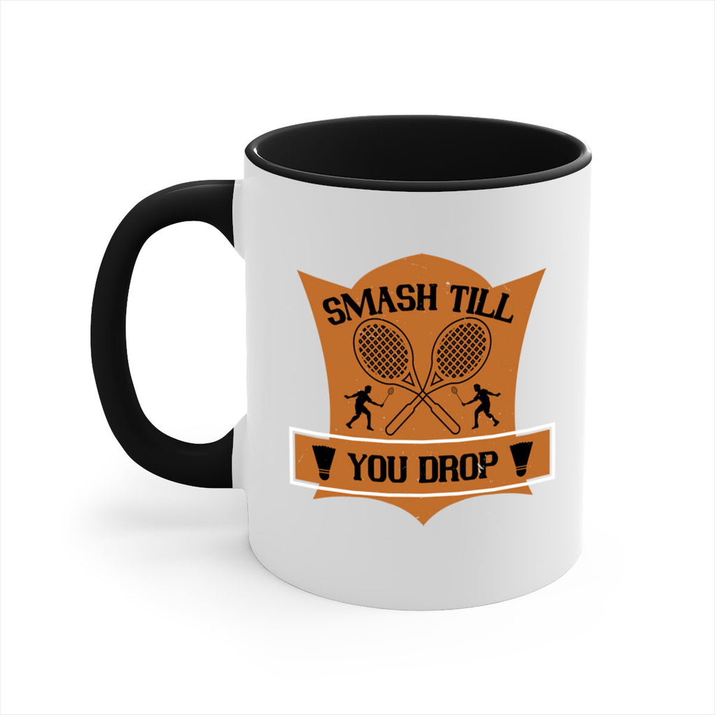 SMASH till you drop 1864#- badminton-Mug / Coffee Cup