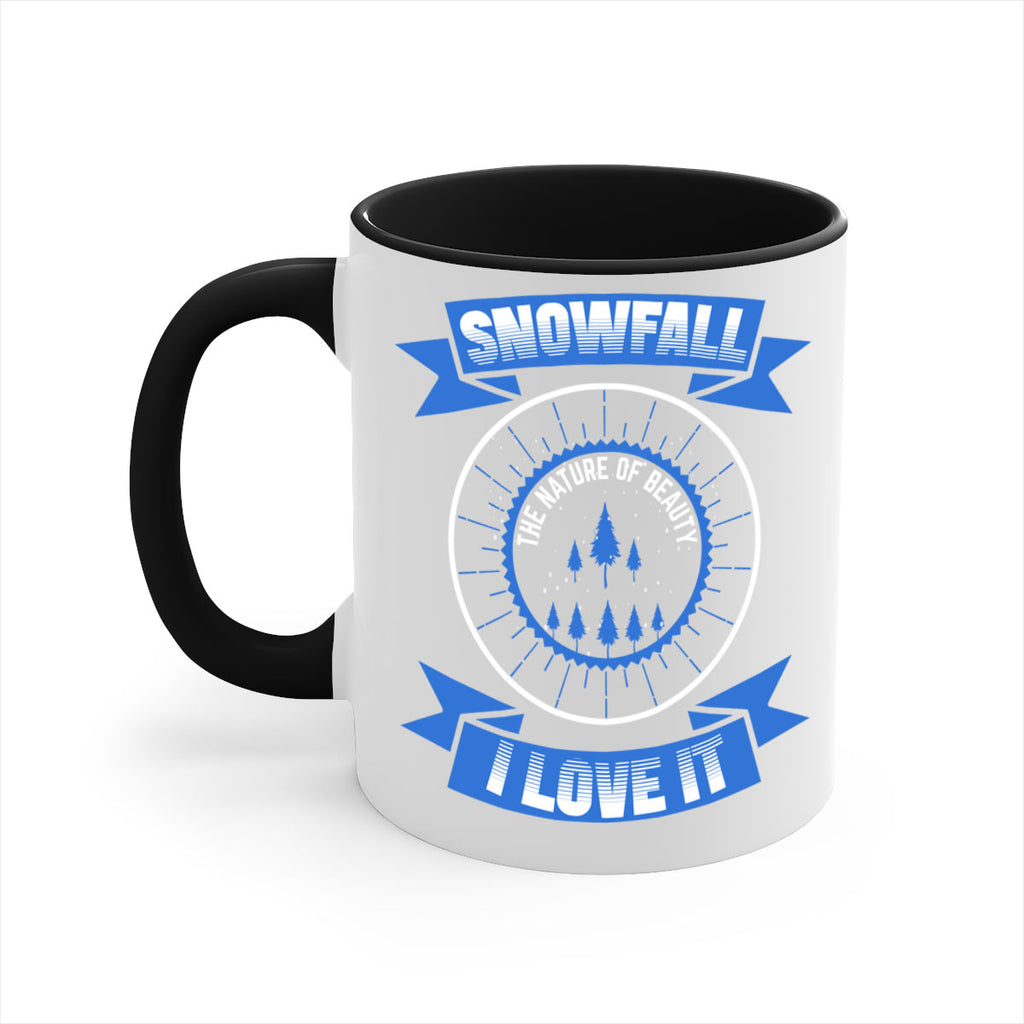 Snowfall Winter 373#- winter-Mug / Coffee Cup