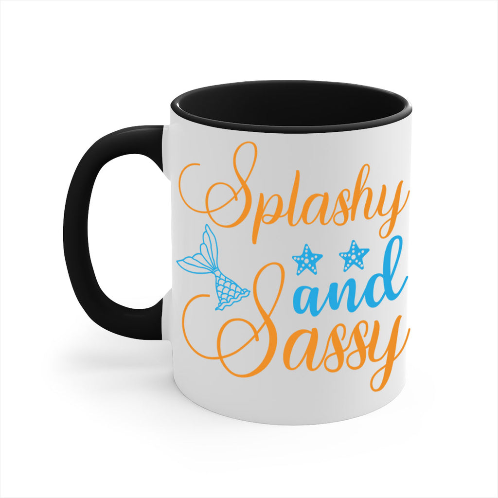 Splashy and Sassy Design 625#- mermaid-Mug / Coffee Cup