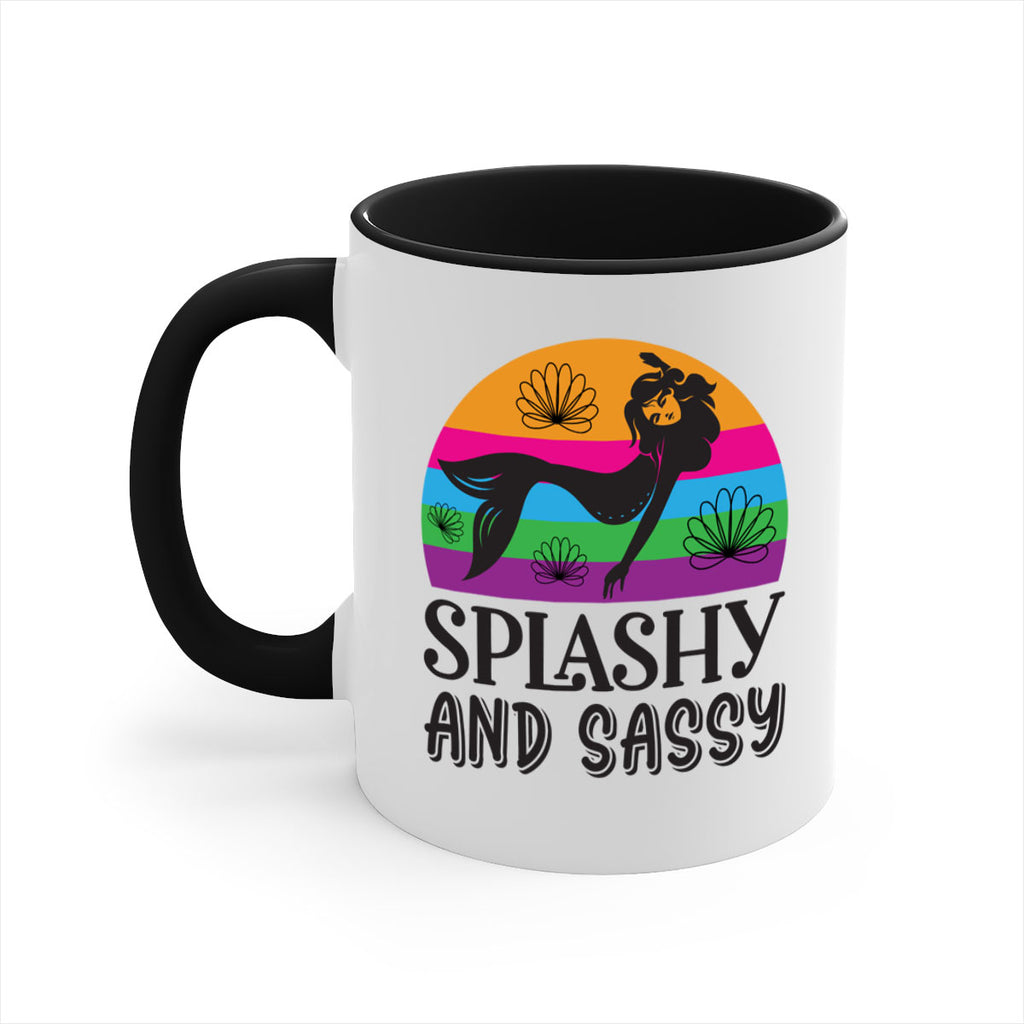 Splashy and sassy 623#- mermaid-Mug / Coffee Cup