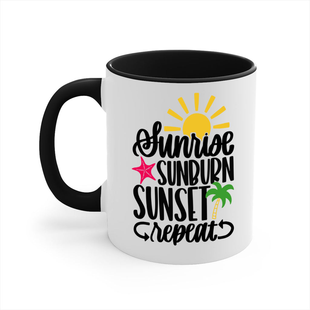 Sunrise Sunburn Sunset Repeat Style 16#- Summer-Mug / Coffee Cup