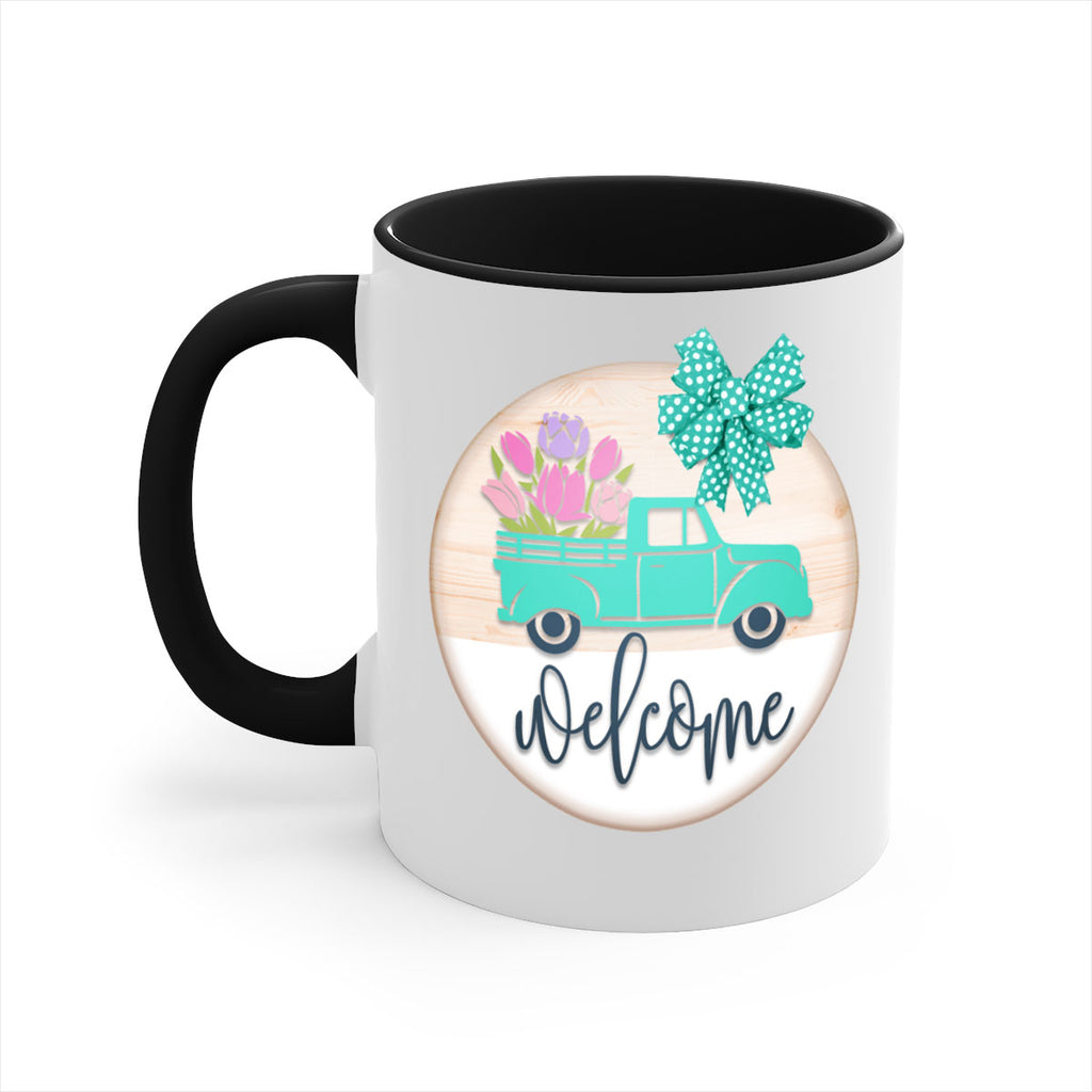 Welcome spring truck Mockup578#- spring-Mug / Coffee Cup