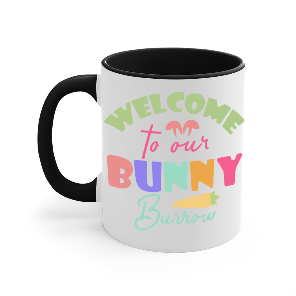 Welcome to our bunny burrow588#- spring-Mug / Coffee Cup