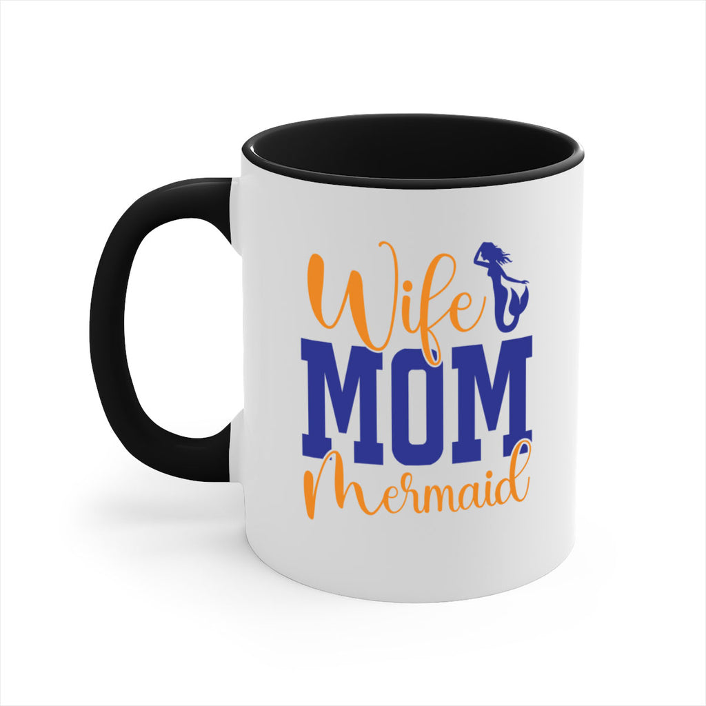 Wife Mom Mermaid 668#- mermaid-Mug / Coffee Cup