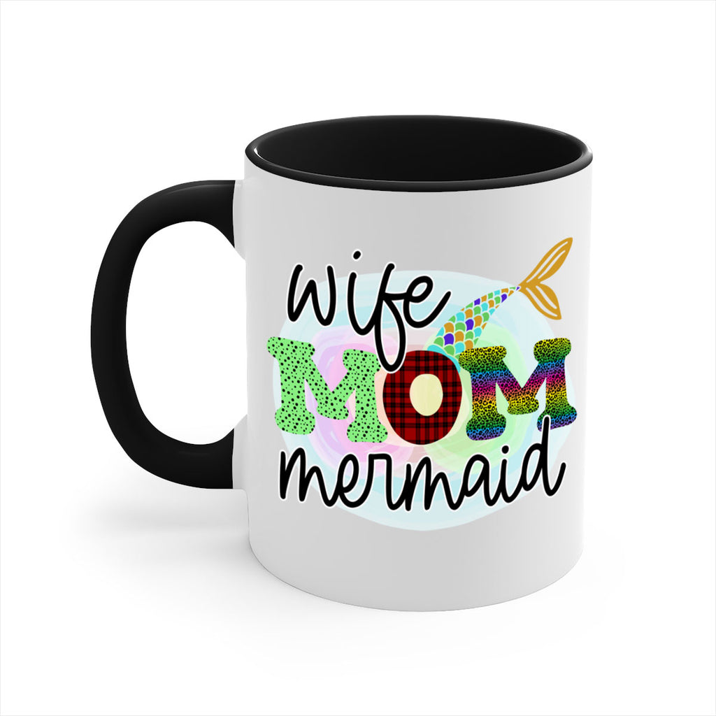 Wife Mom Mermaid 674#- mermaid-Mug / Coffee Cup