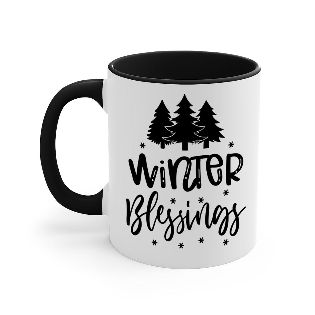 Winter Blessings 489#- winter-Mug / Coffee Cup