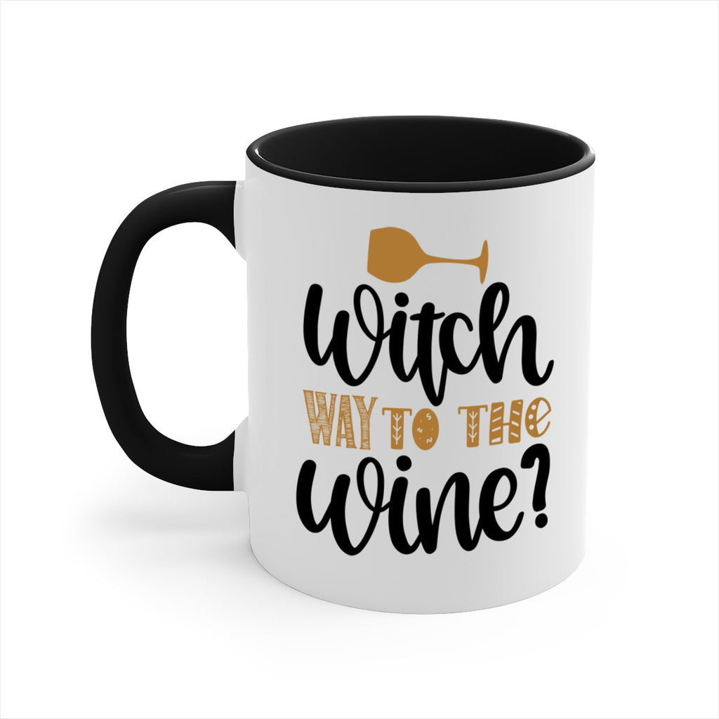 Witch Way to the Wine 651#- fall-Mug / Coffee Cup