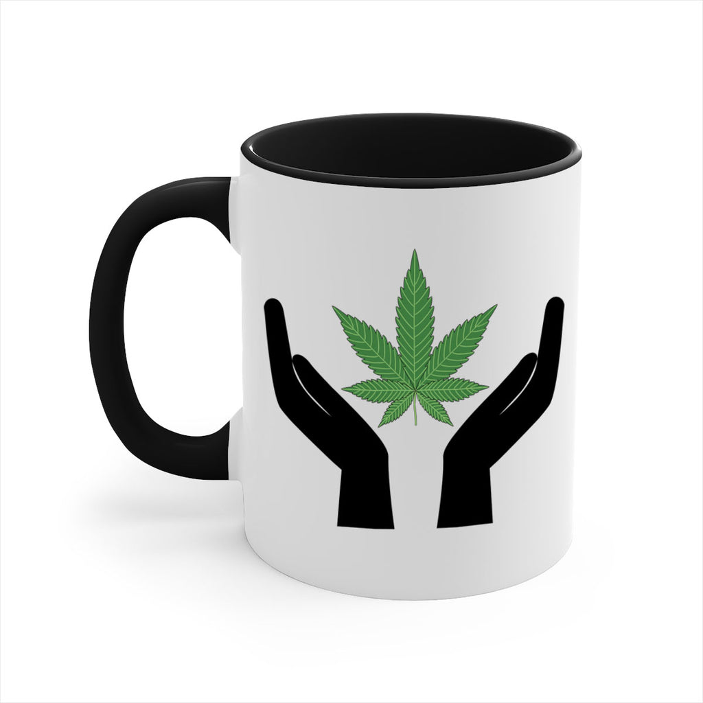 cannabis hands 44#- marijuana-Mug / Coffee Cup