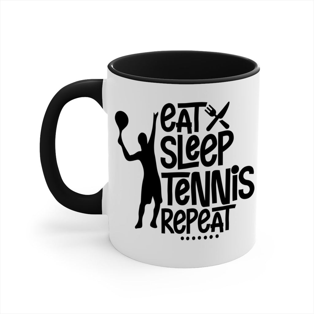 eat sleep Tennis repeat 1308#- tennis-Mug / Coffee Cup