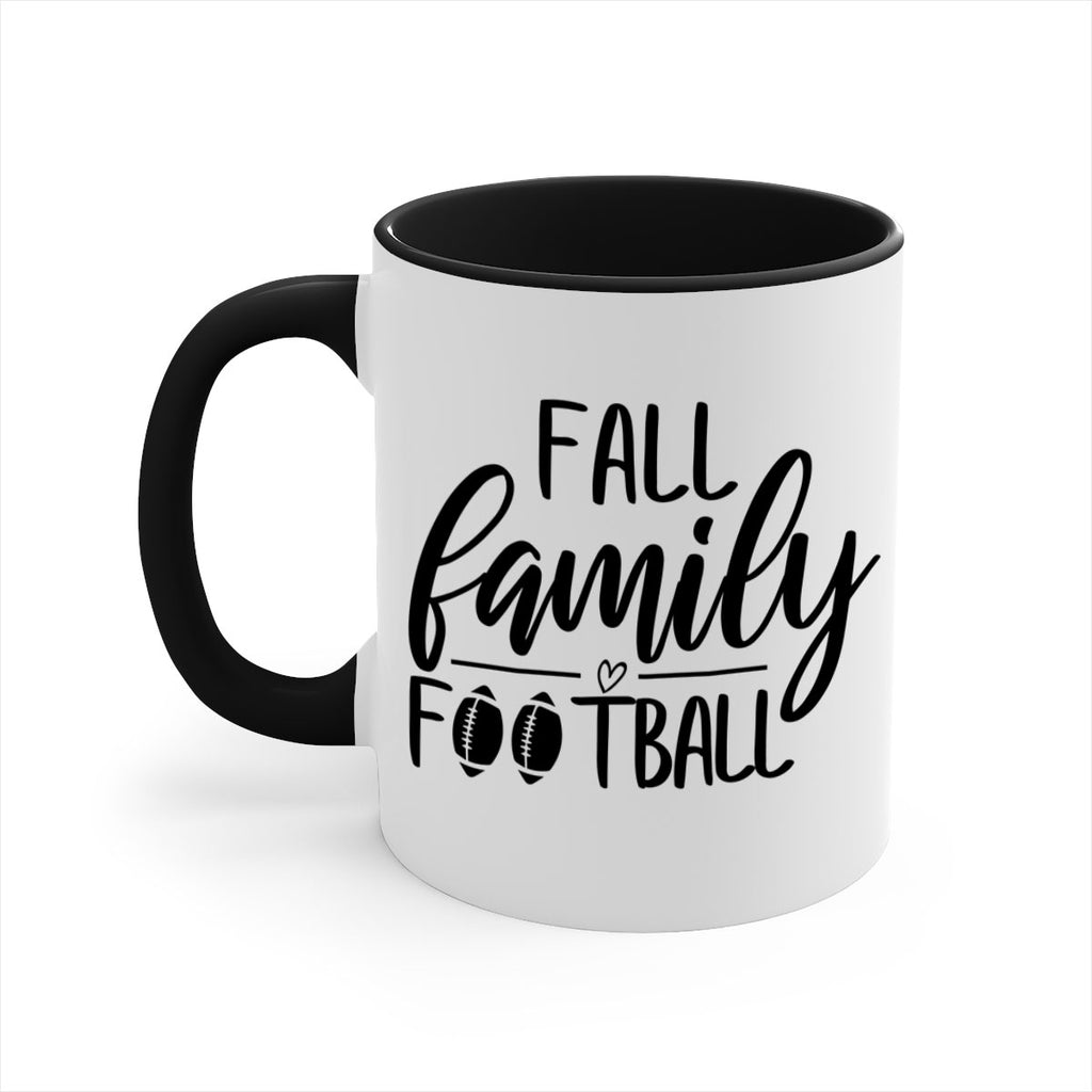 fall family football 100#- fall-Mug / Coffee Cup