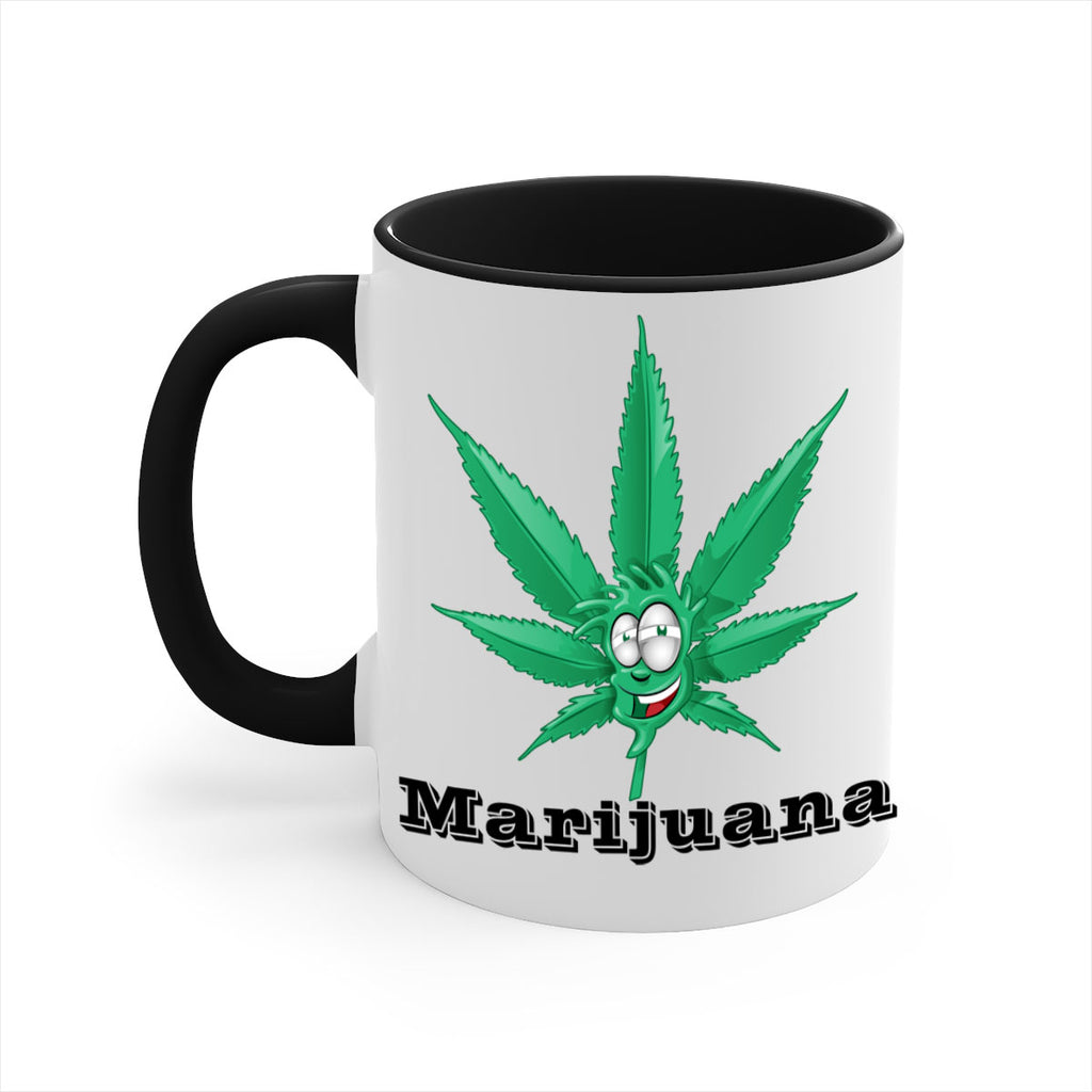 marijuana happy face 199#- marijuana-Mug / Coffee Cup