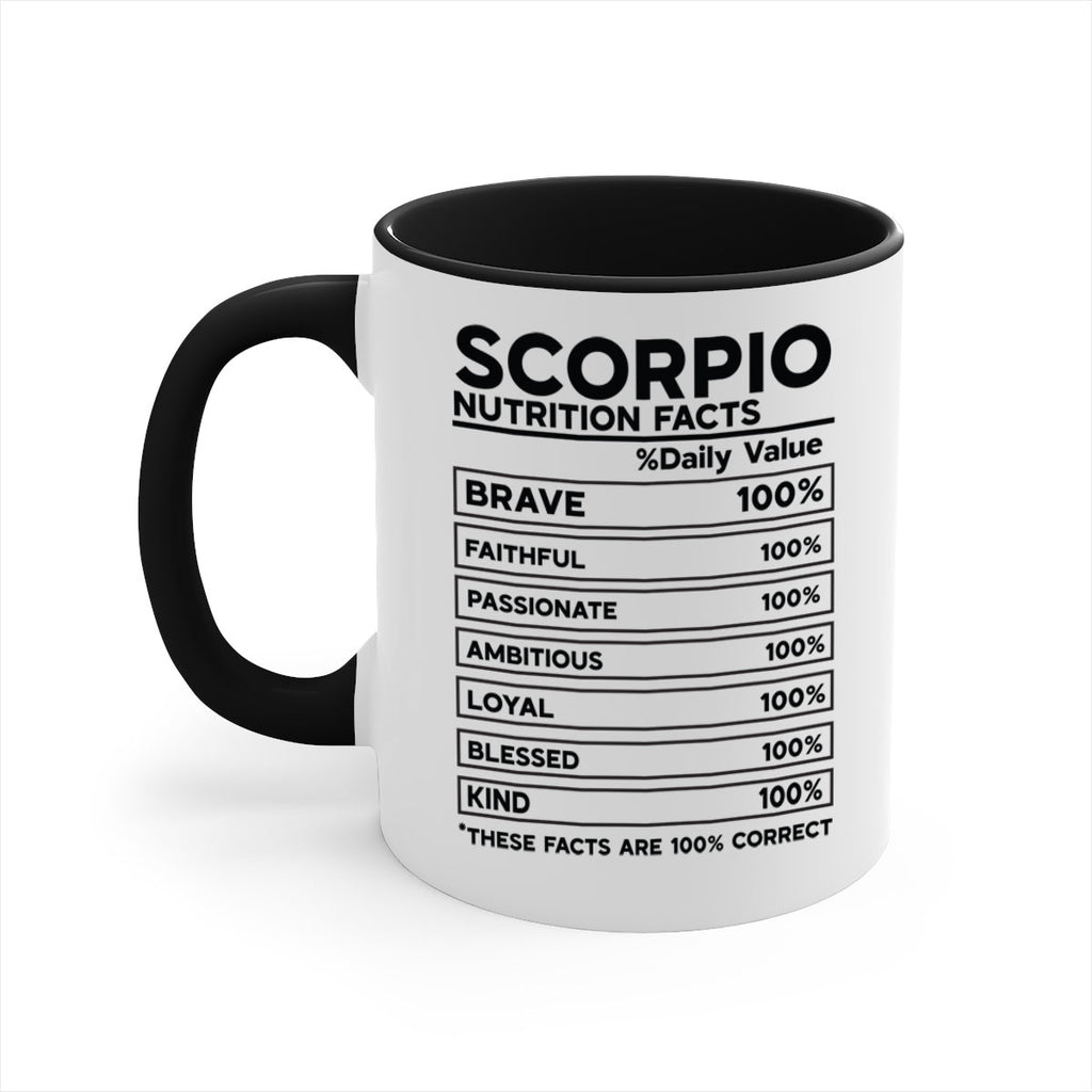 scorpio Nutrition Facts 434#- zodiac-Mug / Coffee Cup