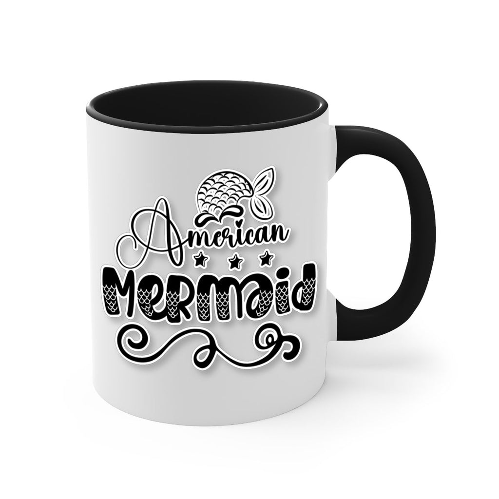 American Mermaid 15#- mermaid-Mug / Coffee Cup