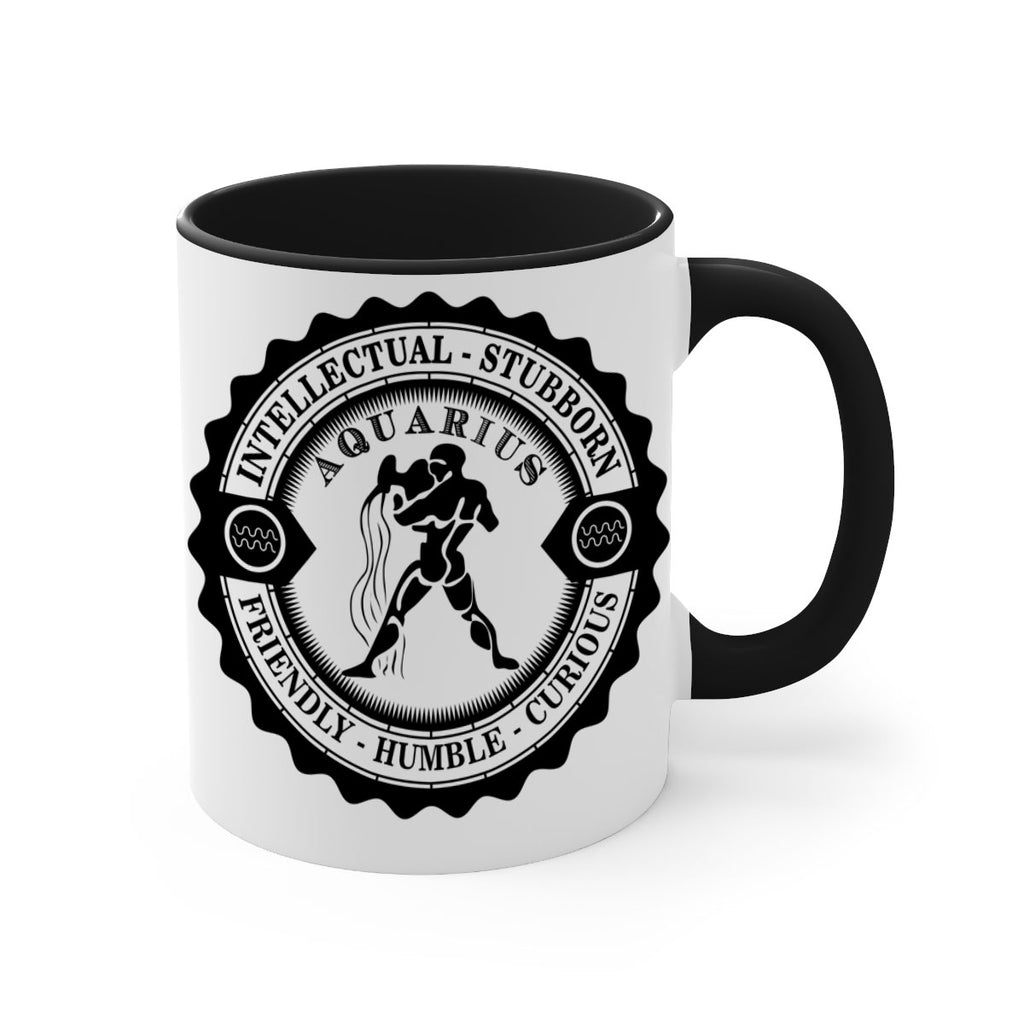 Aquarius balck 44#- zodiac-Mug / Coffee Cup