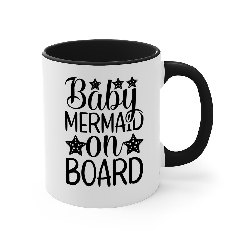 Baby Mermaid On Board 32#- mermaid-Mug / Coffee Cup