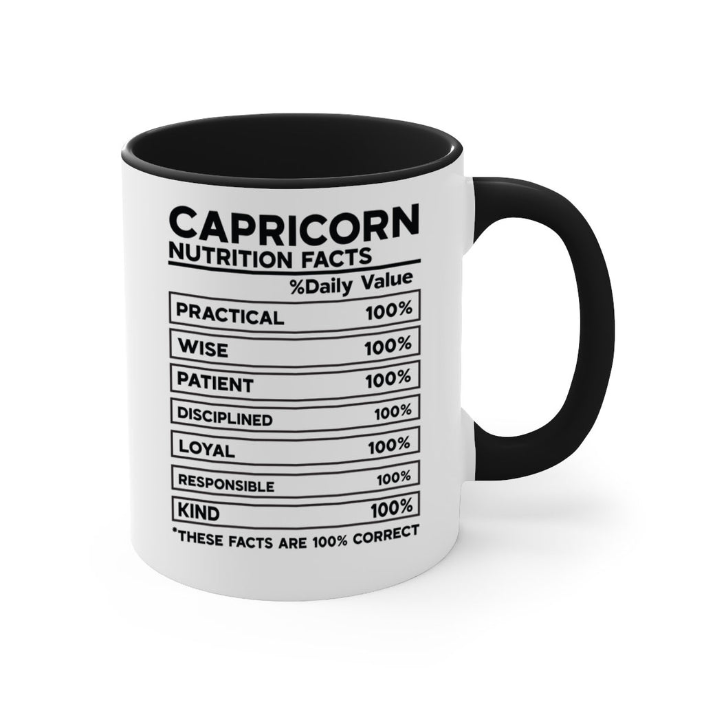 Capricorn Nutrition Facts 185#- zodiac-Mug / Coffee Cup