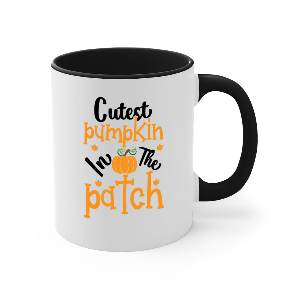 Cutestpumpkininthepatch 66#- fall-Mug / Coffee Cup