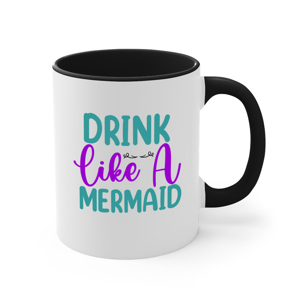 Drink Like A Mermaid 139#- mermaid-Mug / Coffee Cup