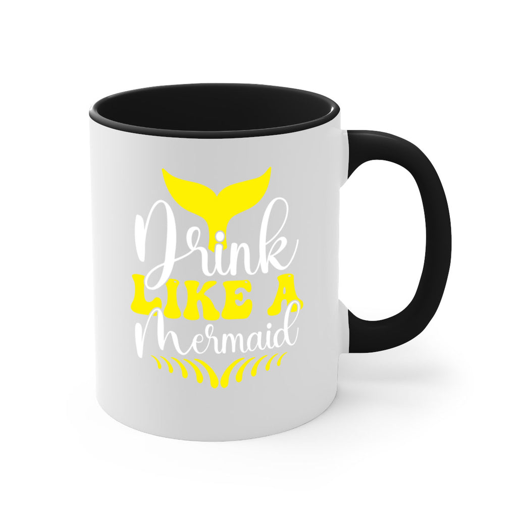 Drink Like a Mermaid 138#- mermaid-Mug / Coffee Cup