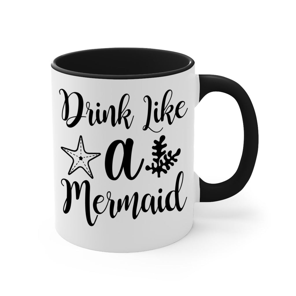 Drink like a mermaid 149#- mermaid-Mug / Coffee Cup