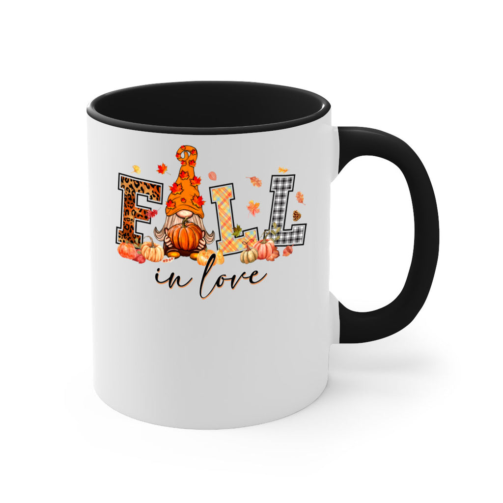 FALLinloveFallGnome 151#- fall-Mug / Coffee Cup