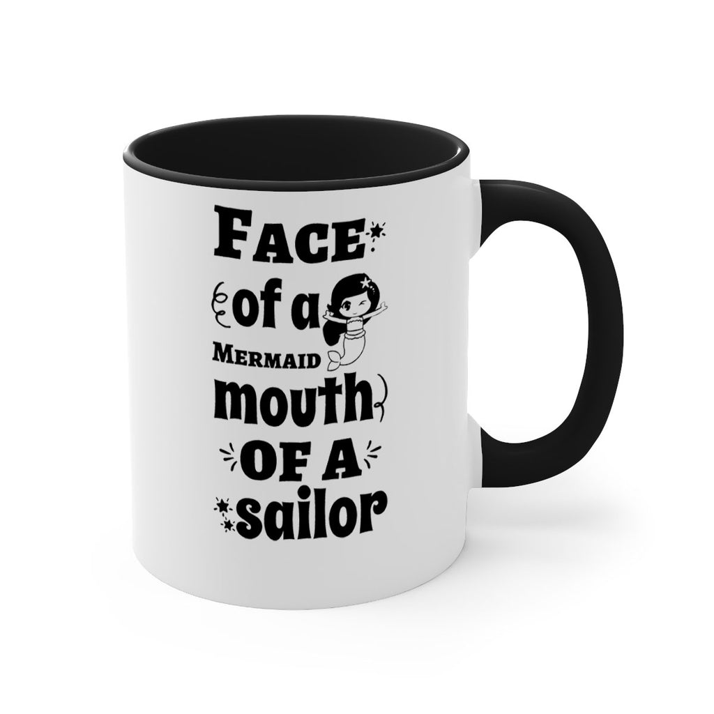 Face of a Mermaid mouth 164#- mermaid-Mug / Coffee Cup