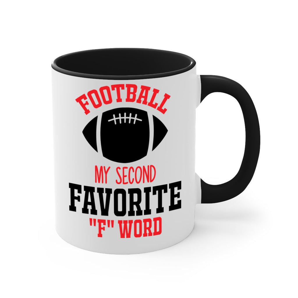 Football my second favorite F word 1234#- football-Mug / Coffee Cup
