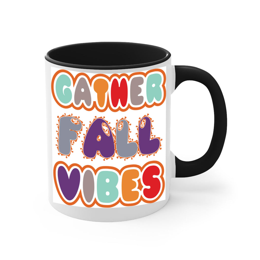 GatherFallVibesdesign 190#- fall-Mug / Coffee Cup