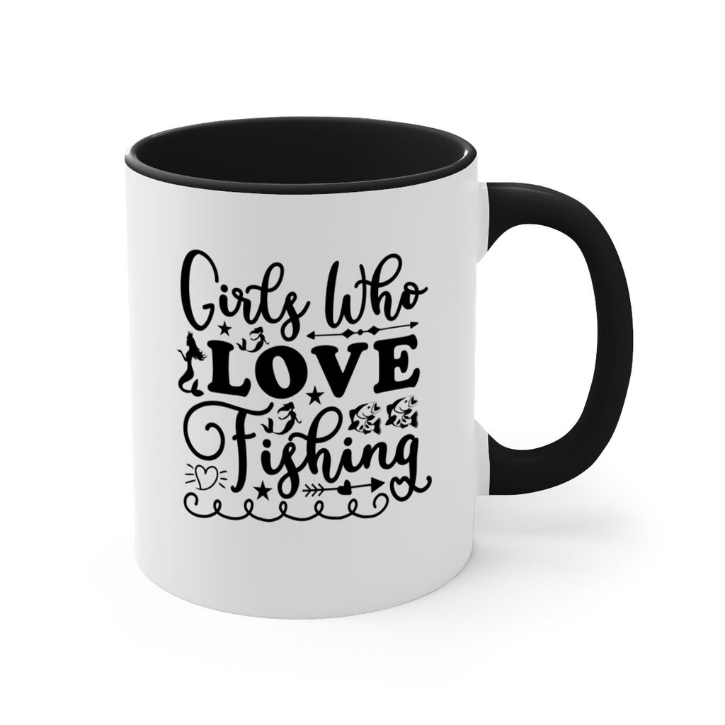 Girls Who Love Fishing 188#- mermaid-Mug / Coffee Cup