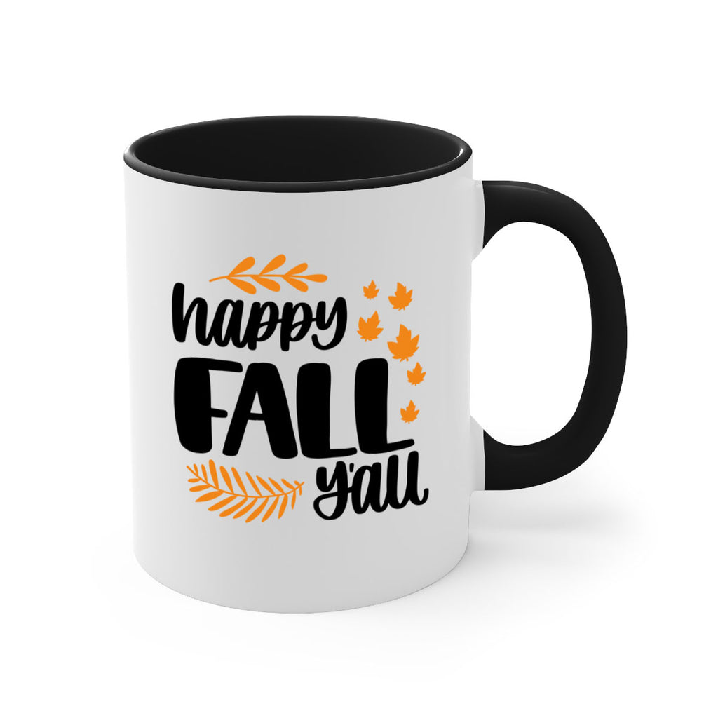 Happy Fall Yall 490#- fall-Mug / Coffee Cup
