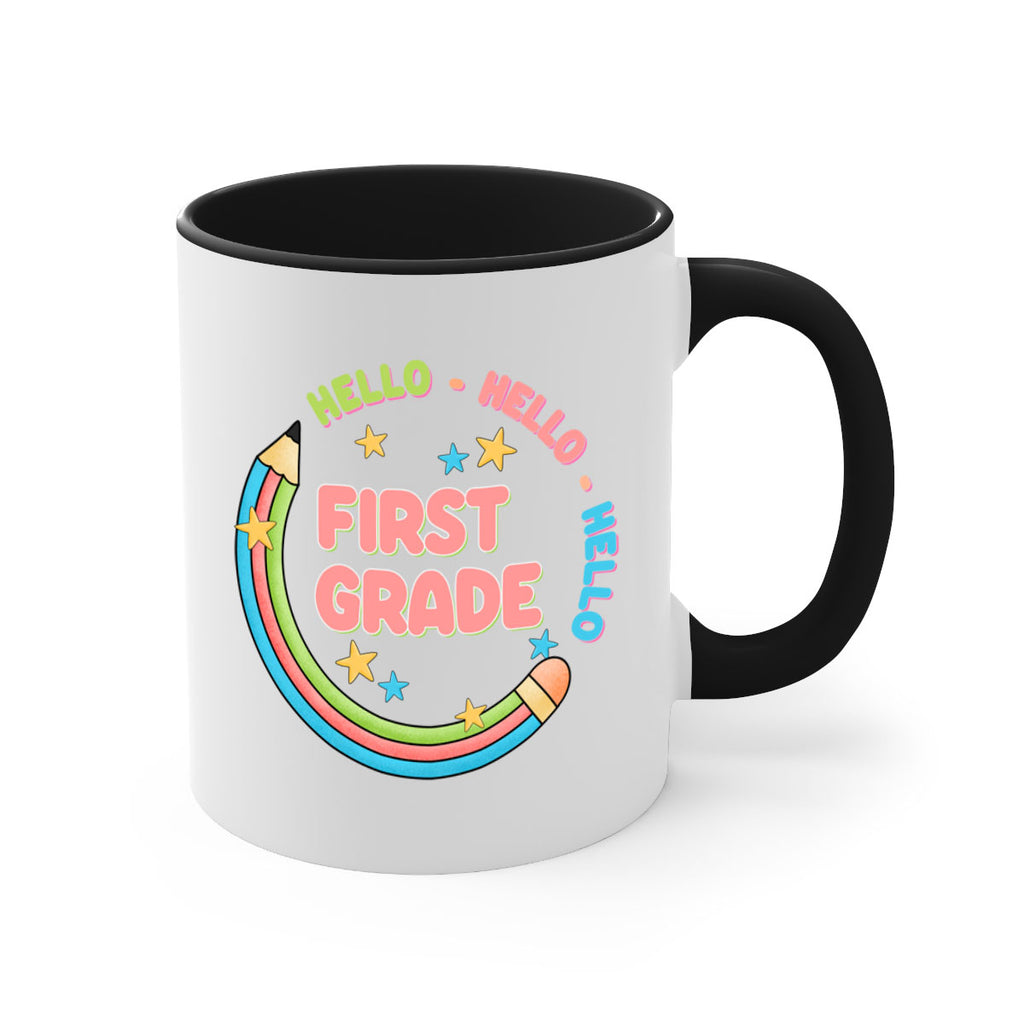 Hello 1st Grade Pencil 15#- First Grade-Mug / Coffee Cup