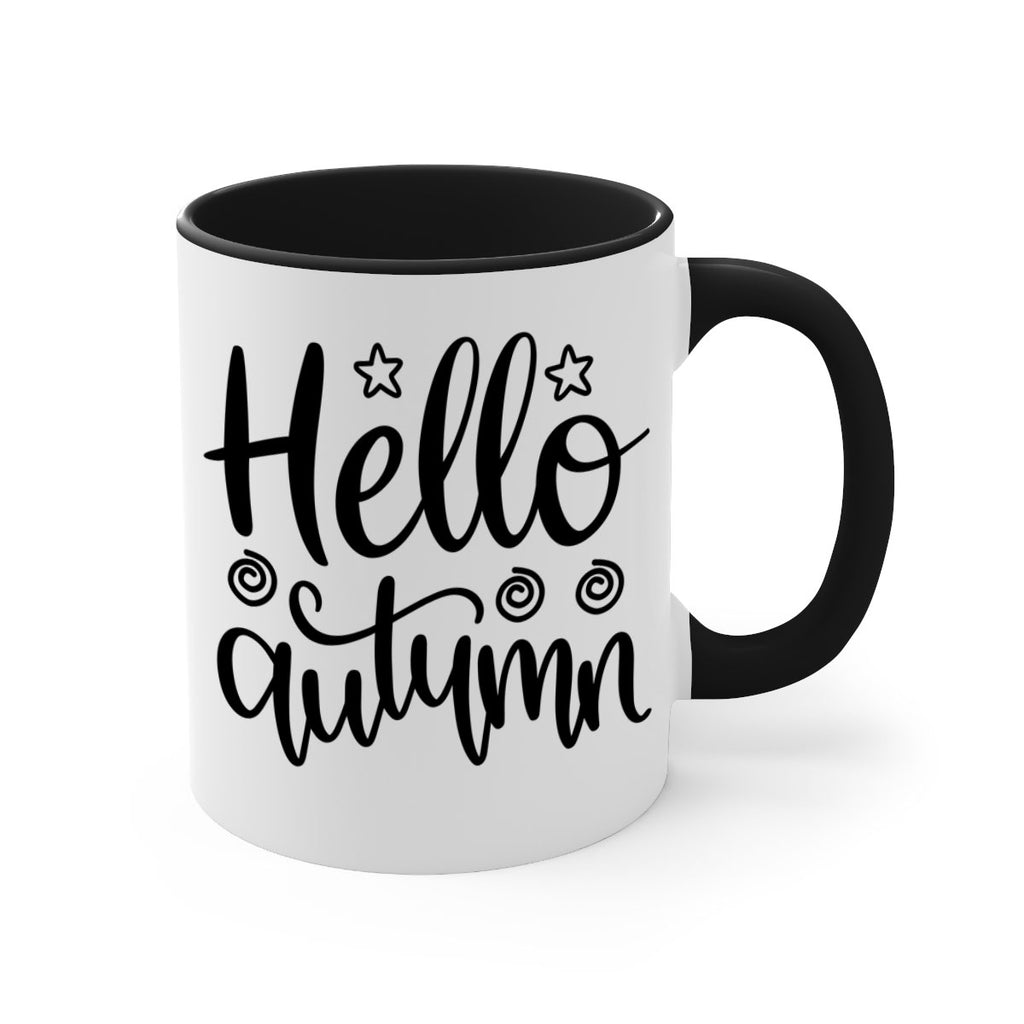 Hello Autumn 270#- fall-Mug / Coffee Cup