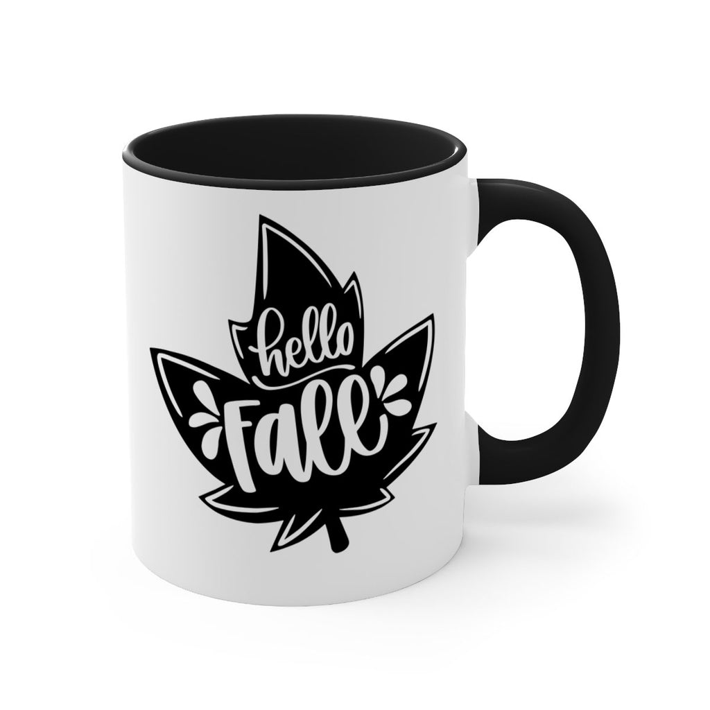Hello Fall 494#- fall-Mug / Coffee Cup