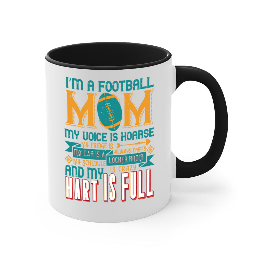 Im football mom my voice is hoarse 1068#- football-Mug / Coffee Cup