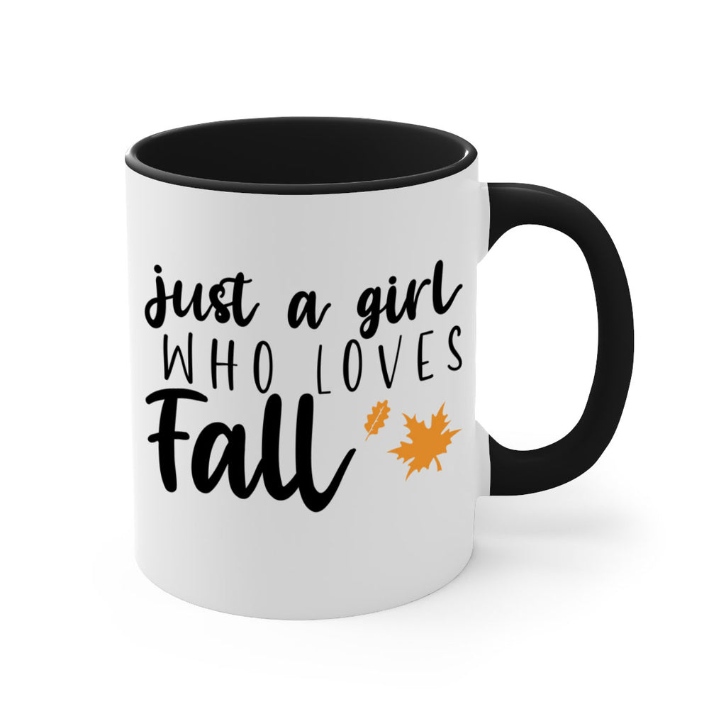 Just A Girl Who Loves Fall 380#- fall-Mug / Coffee Cup