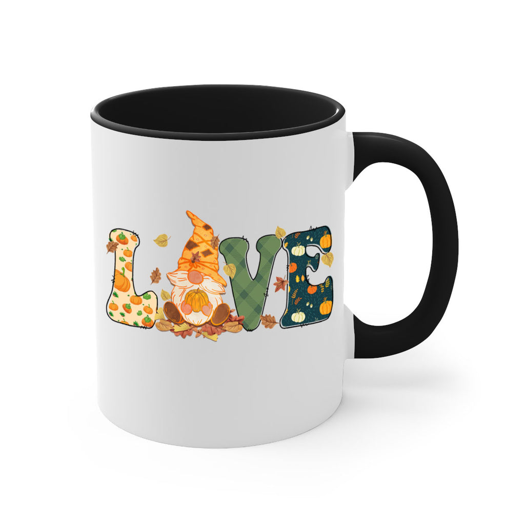 LOVEFallAutumnGnome 415#- fall-Mug / Coffee Cup