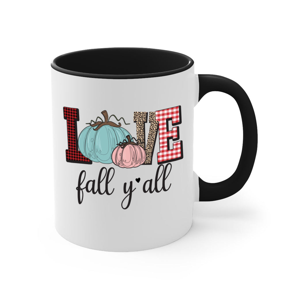 Love Fall Yall 409#- fall-Mug / Coffee Cup