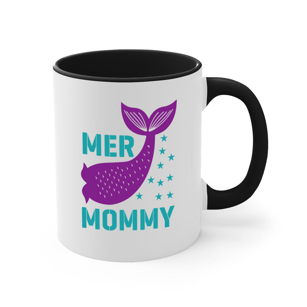 Mer Mommy 342#- mermaid-Mug / Coffee Cup