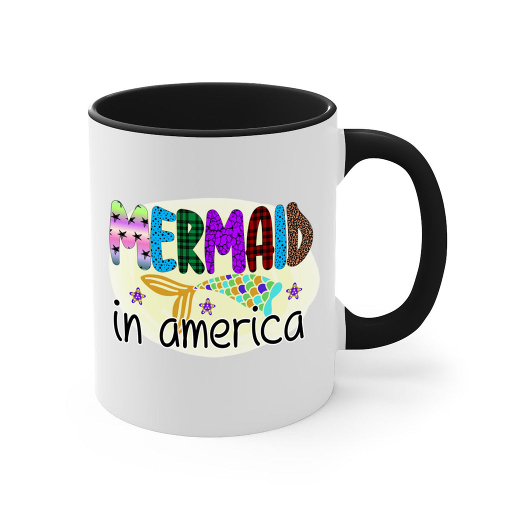 Mermaid In America 419#- mermaid-Mug / Coffee Cup