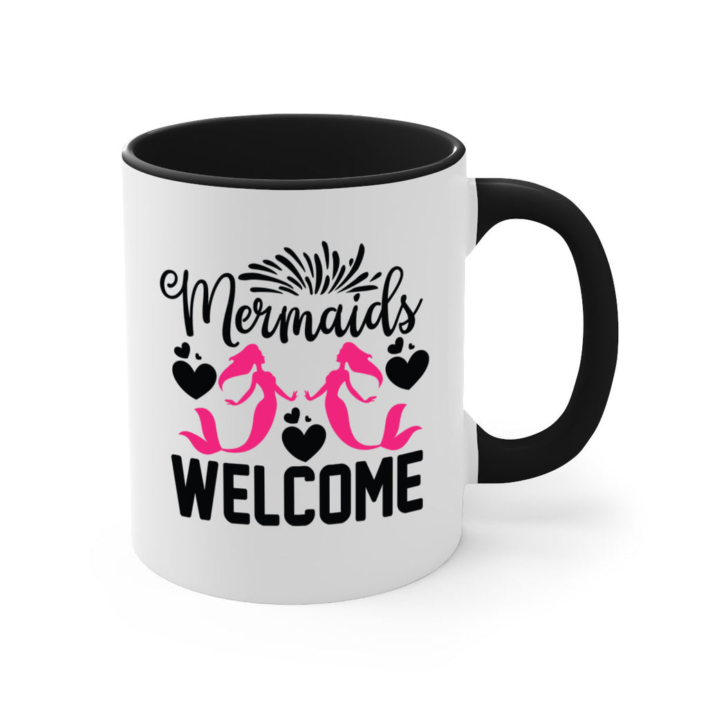 Mermaids Welcome 499#- mermaid-Mug / Coffee Cup