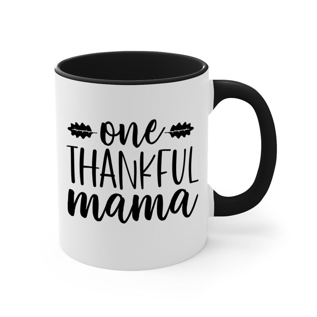 One Thankful Mama 464#- fall-Mug / Coffee Cup
