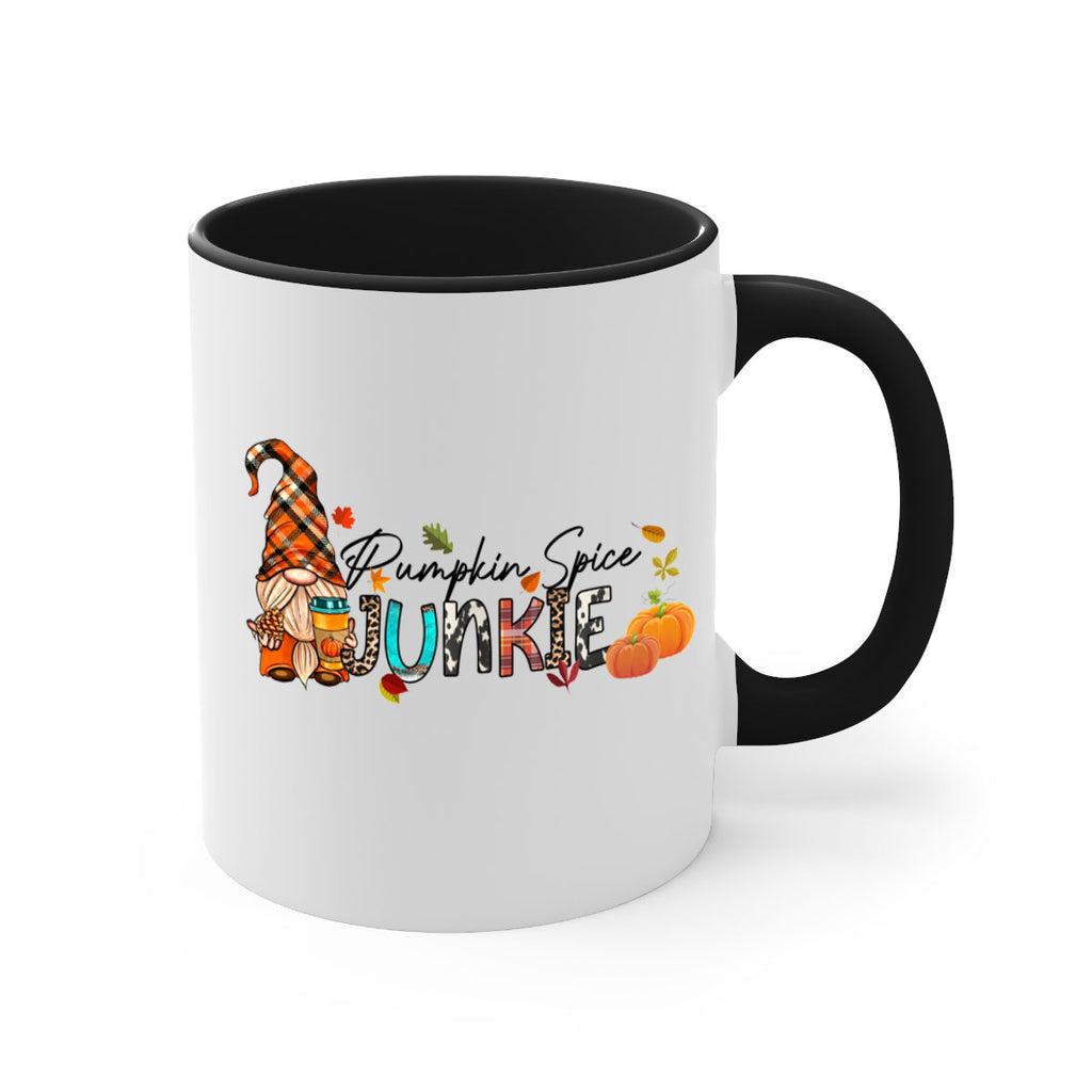 PumpkinSpiceJunkieFallGnome 567#- fall-Mug / Coffee Cup