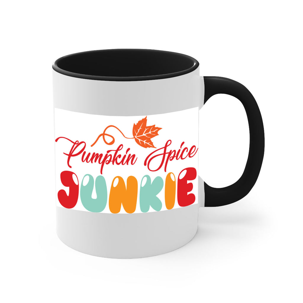 PumpkinSpiceJunkiedesign 569#- fall-Mug / Coffee Cup