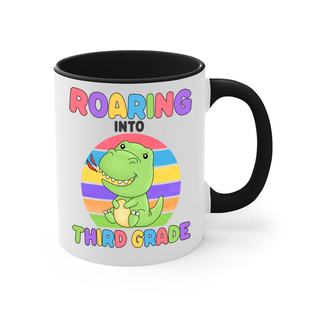 Roaring to 3rd Grade Trex 23#- Third Grade-Mug / Coffee Cup